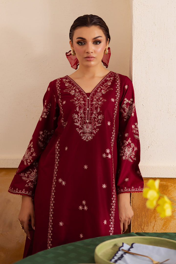 Crimson Haze 2Pc - Embroidered Lawn Pret