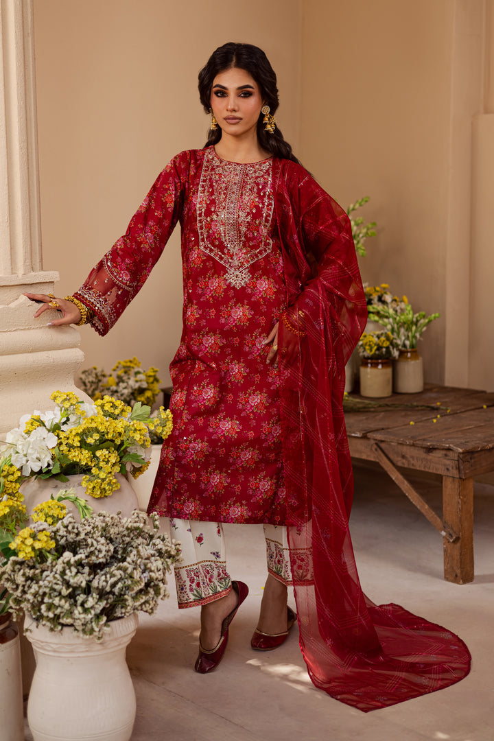Sanam 3Pc - Festive Eid Prints