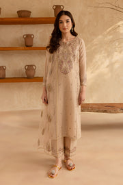 Rafaello 3Pc - Embroidered Lawn Dress