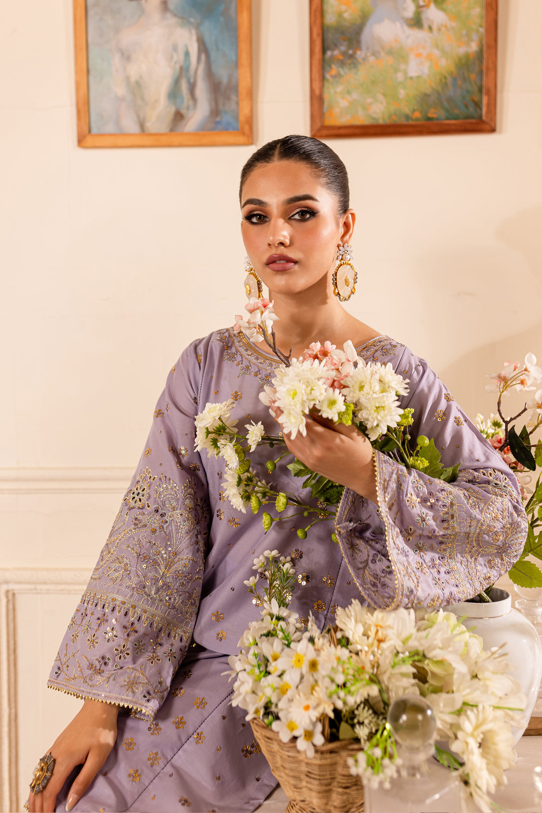 Maleeha 3Pc - Embroidered Lawn Dress - BATIK