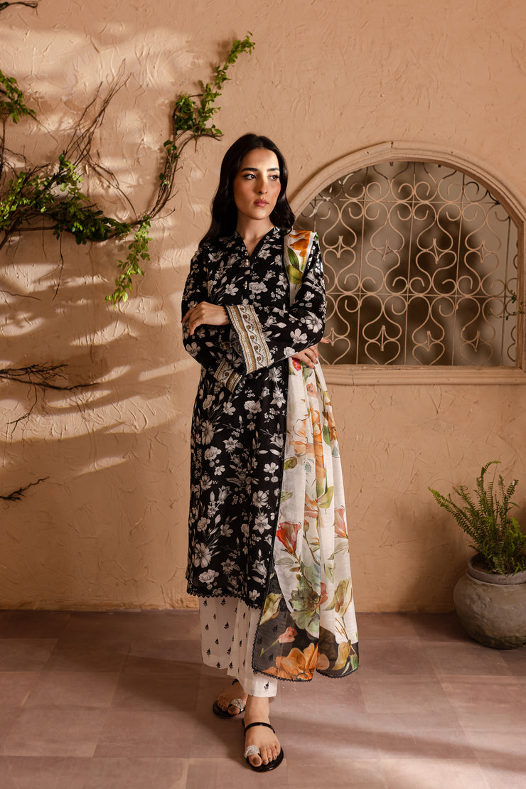 Kendrick 3Pc - Printed Lawn Dress - BATIK