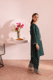 Beryl 2Pc - Embroidered Lawn Dress - BATIK