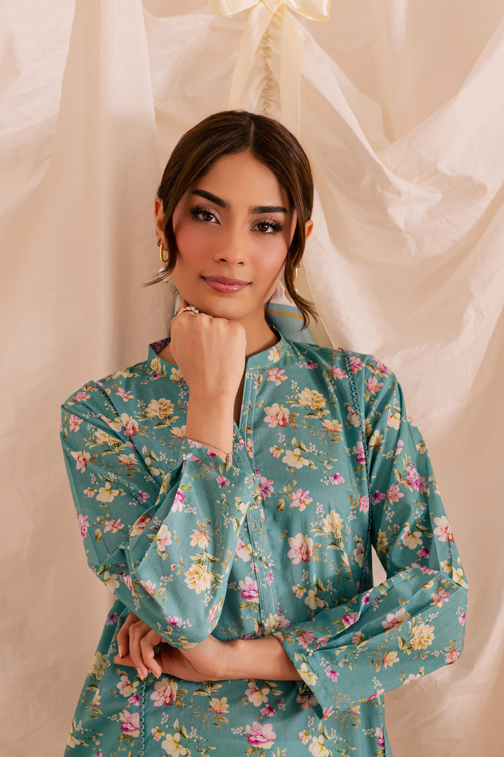 Blue Bree 2Pc - Printed Lawn Dress