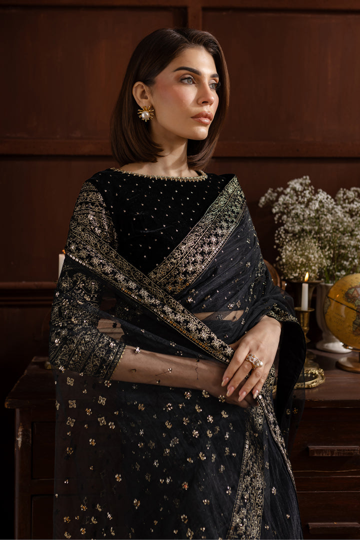 Dune Saree 3Pc - Velvet Luxe Pret - BATIK