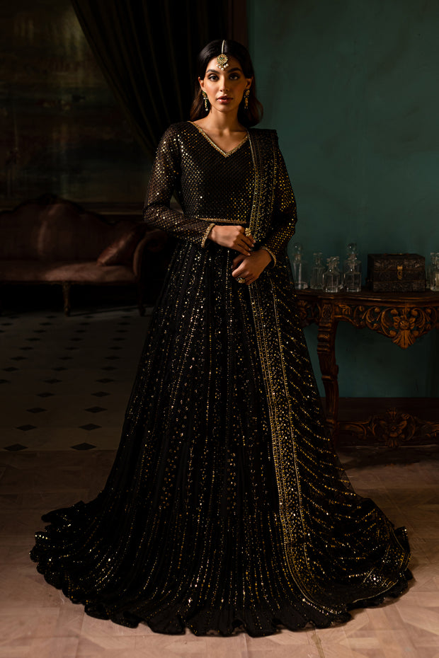 Black Payal 3Pc - Formal Dress - BATIK