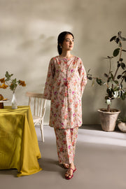 Cressida 2Pc - Printed Lawn Dress - BATIK