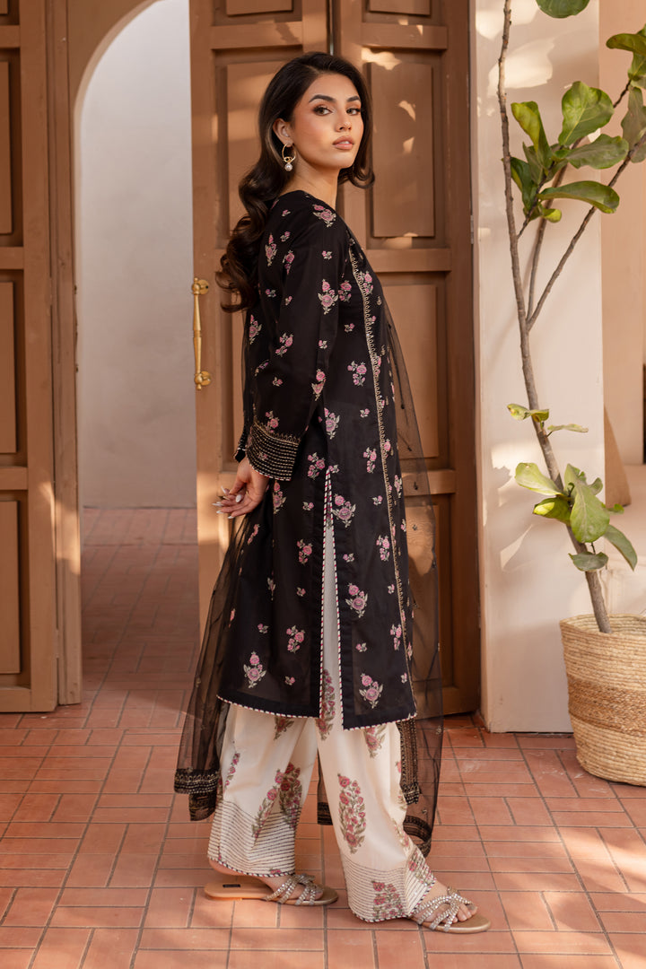 Siyaan 3Pc - Printed Lawn Dress