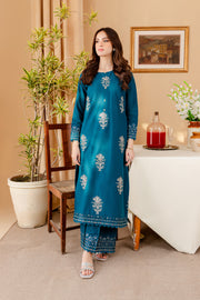 Melvin 2Pc - Embroidered Khaddar Dress - BATIK