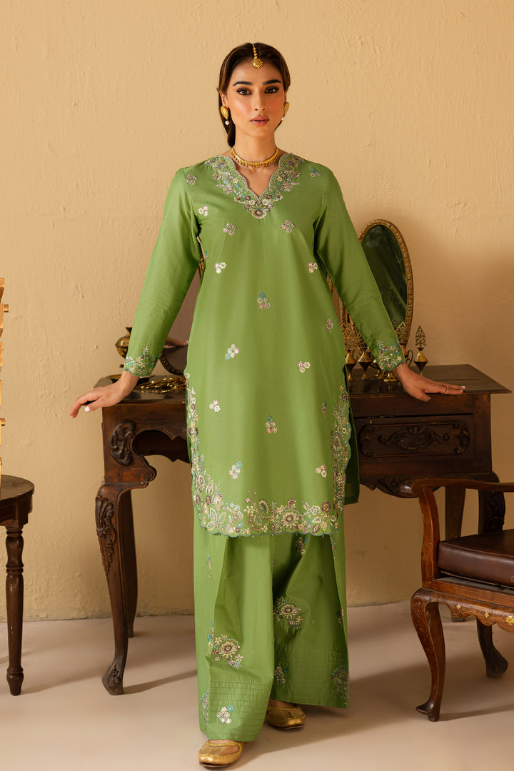 Green Dilara 2Pc - Festive Eid Pret