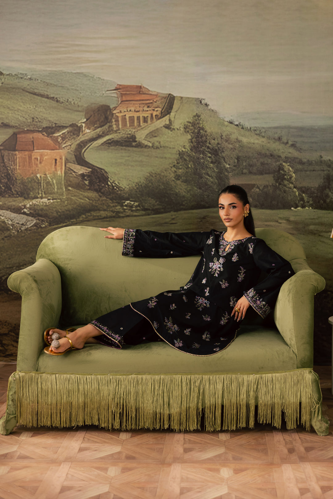 Blackberry 2Pc - Embroidered Lawn Pret