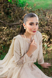 Saige 3Pc - Embroidered Karandi Dress - BATIK