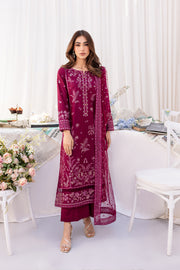 Liara 3Pc - Embroidered Lawn Dress - BATIK