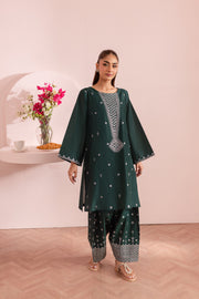 Beryl 2Pc - Embroidered Lawn Dress - BATIK