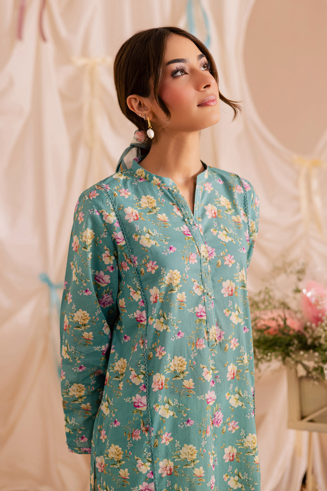 Blue Bree 2Pc - Printed Lawn Dress