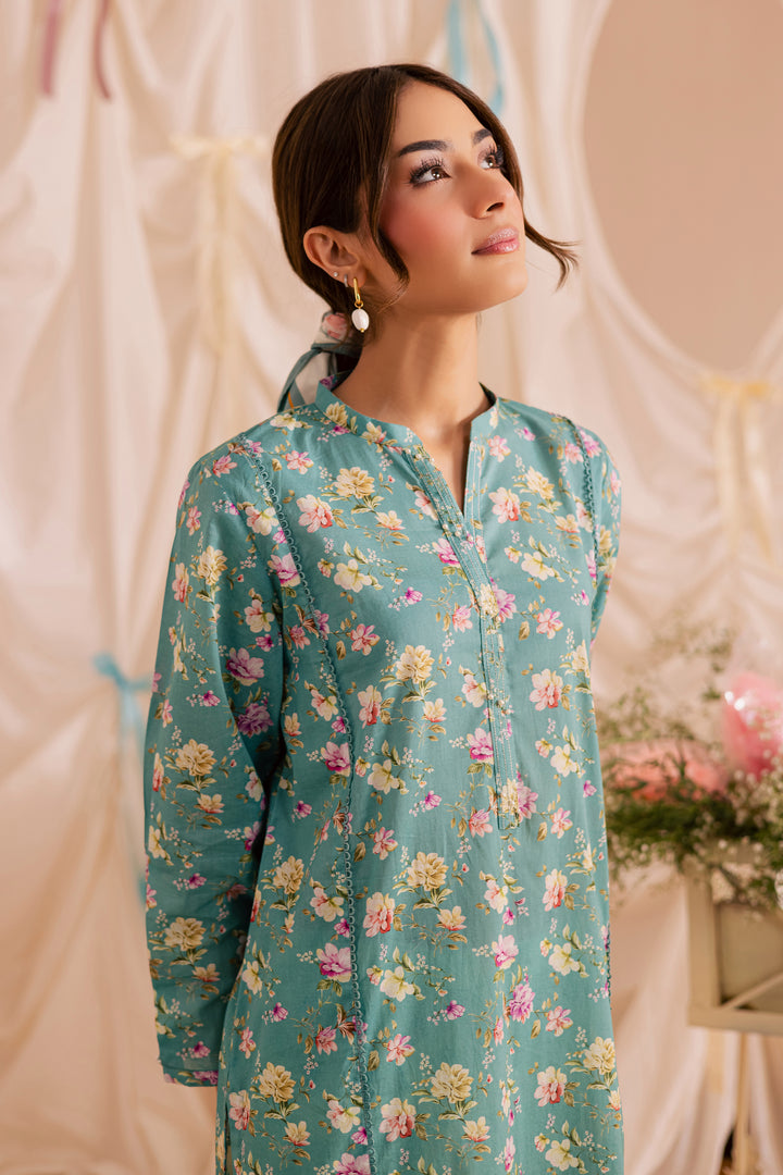 Blue Bree 2Pc - Printed Lawn Dress