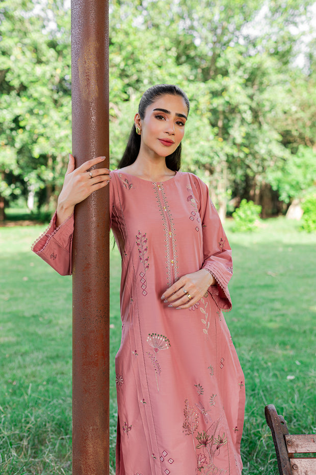 Quartz 2Pc -  Embroidered Cambric Dress - BATIK