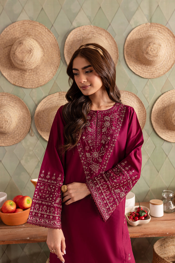 Emalyn 2Pc - Embroidered Lawn Dress - BATIK