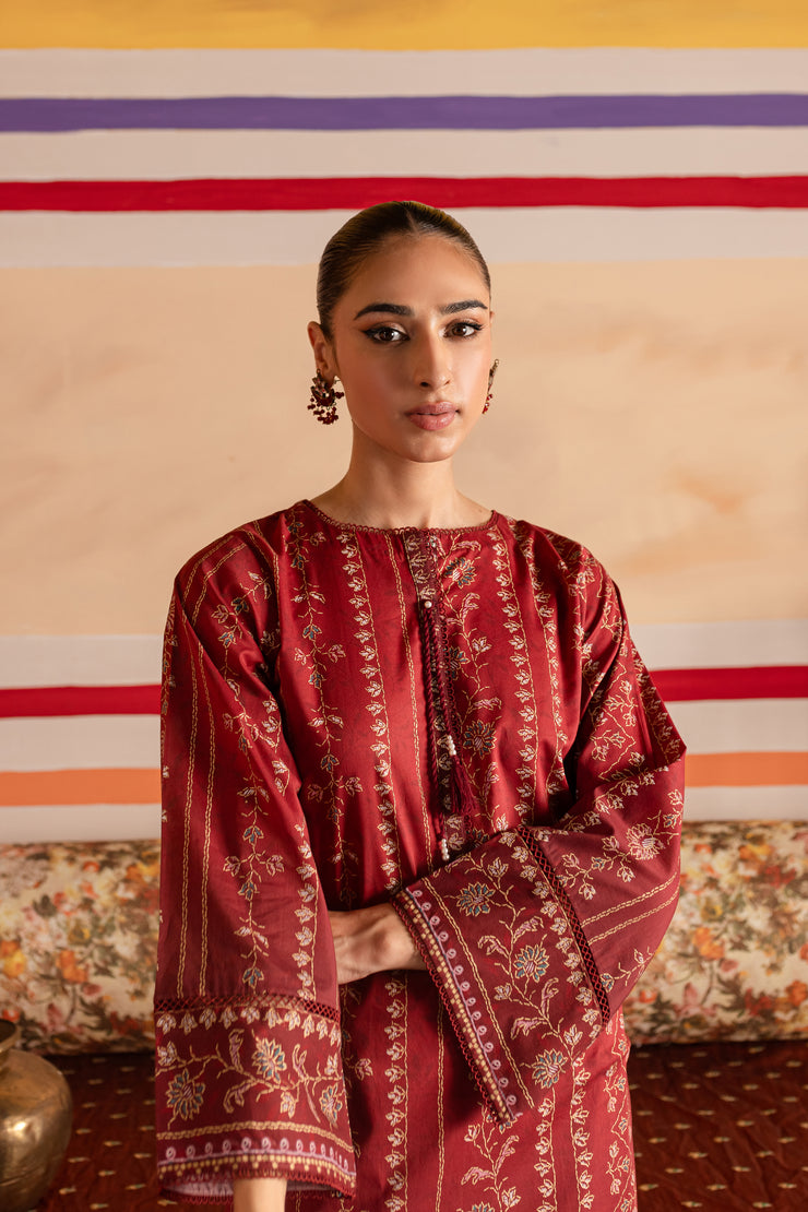 Hala 2Pc - Printed Lawn Dress - BATIK