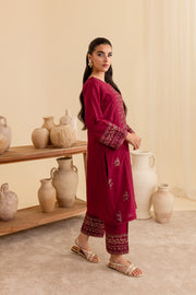 Geemo 2Pc - Embroidered Lawn Dress - BATIK