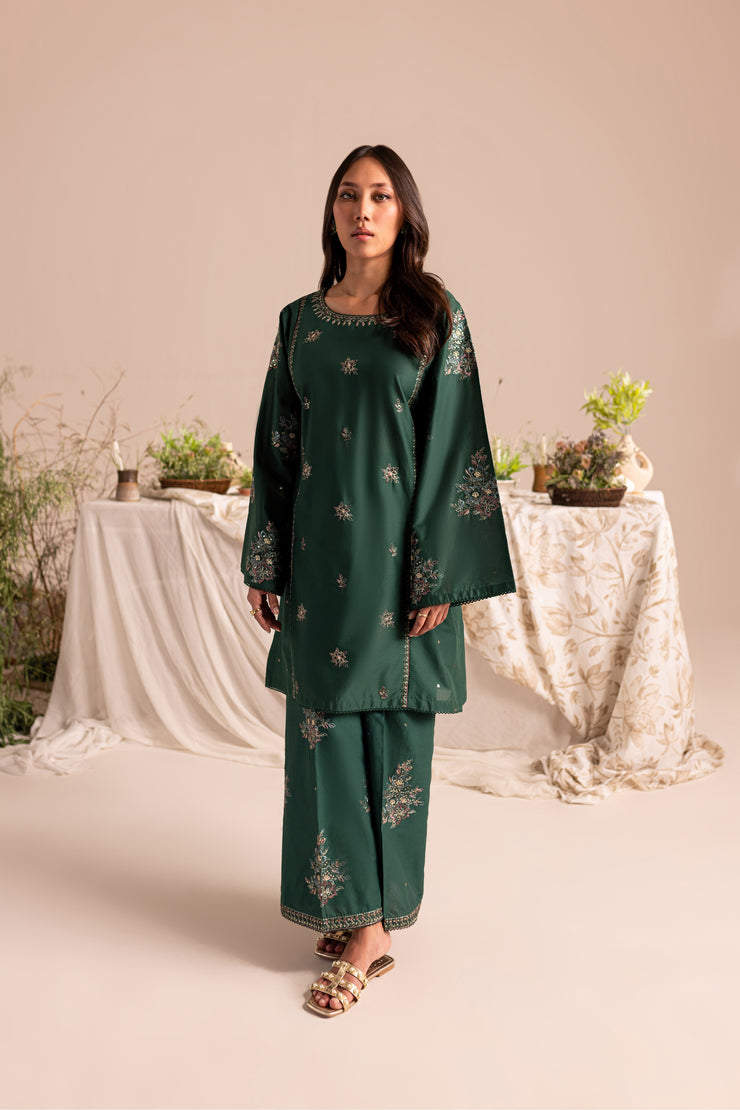 Wabisabi 2Pc - Embroidered Lawn Dress - BATIK