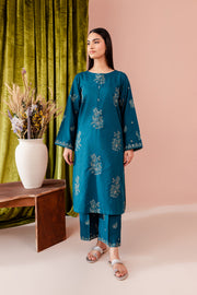 Finn 2Pc - Embroidered Karandi Dress - BATIK