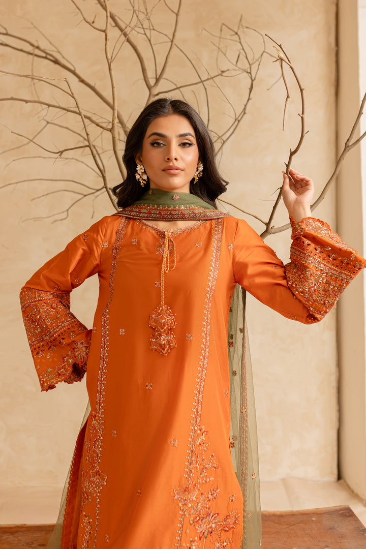 Jetsport 3Pc - Embroidered Lawn Dress