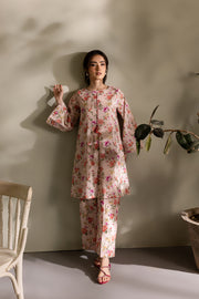 Cressida 2Pc - Printed Lawn Dress - BATIK