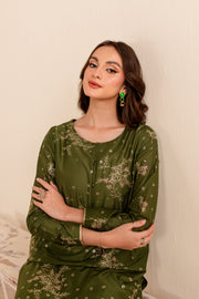 Bertha 2Pc - Embroidered Lawn Dress - BATIK