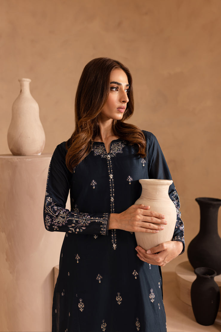 Kaia 2Pc - Embroidered Lawn Dress - BATIK