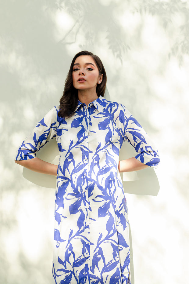 Trafford 1Pc - Printed Cambric Dress - BATIK