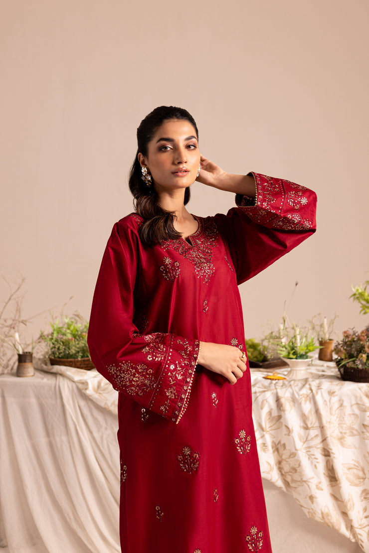 Cedric 2Pc - Embroidered Lawn Dress - BATIK