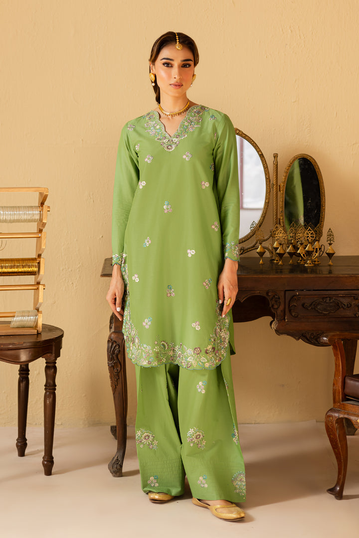 Green Dilara 2Pc - Festive Eid Pret