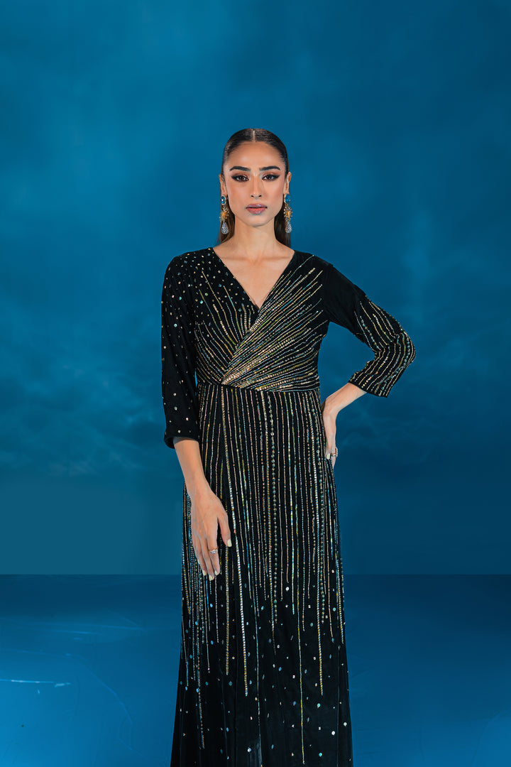 Monroe 1Pc - Formal Velvet Maxi - BATIK