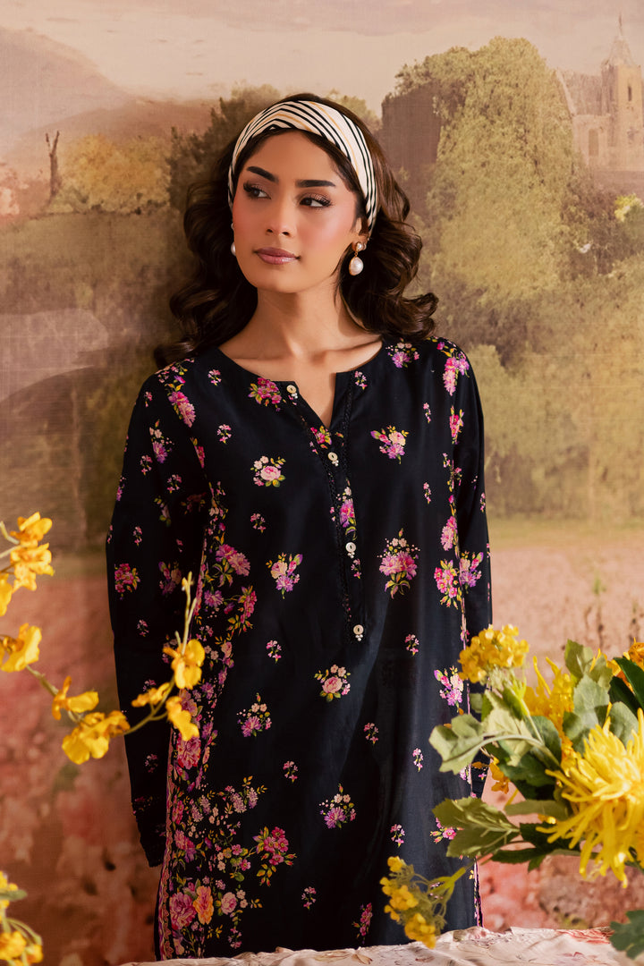 Black Beauty 2Pc - Printed Lawn Dress