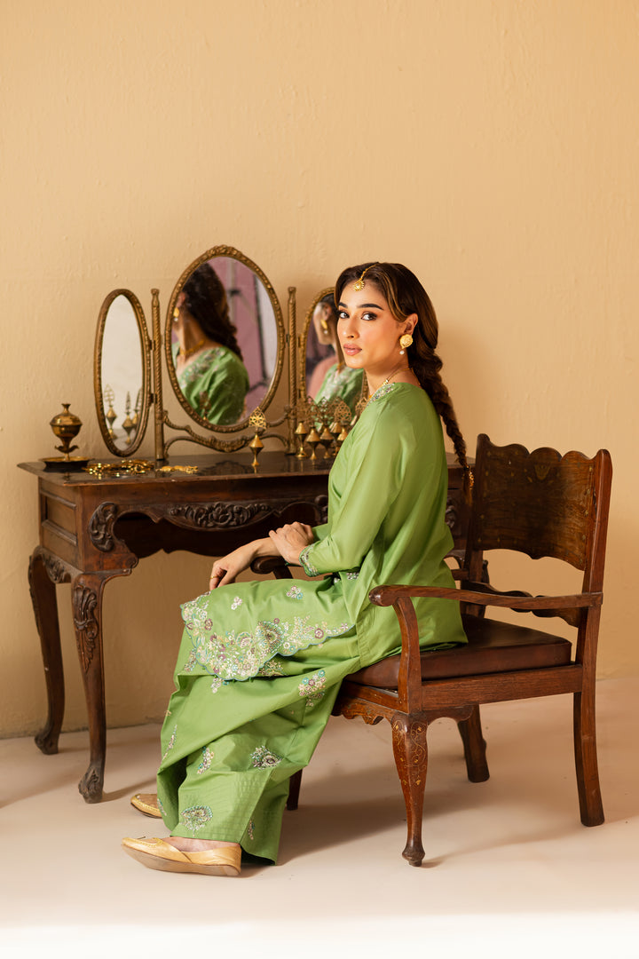 Green Dilara 2Pc - Festive Eid Pret
