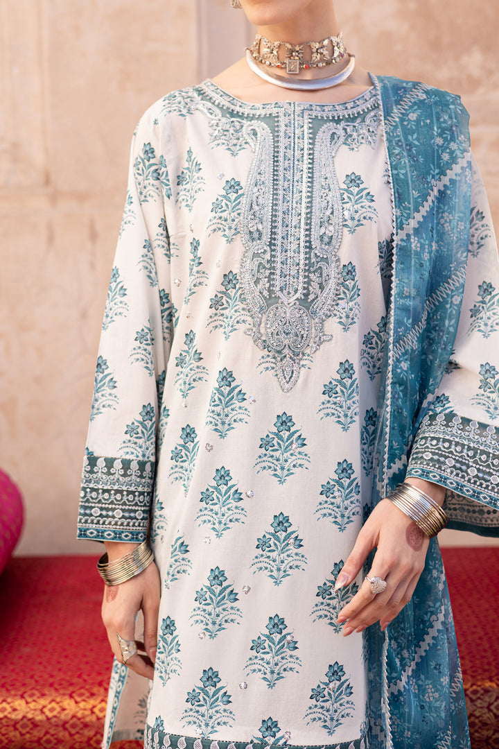 Minali 3Pc - Printed Lawn Dress