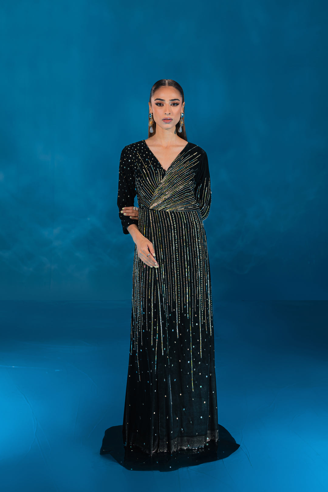 Monroe 1Pc - Formal Velvet Maxi - BATIK