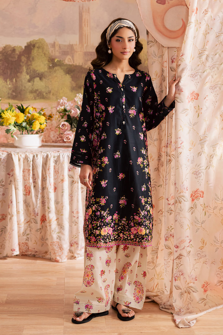 Black Beauty 2Pc - Printed Lawn Dress