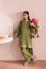 Grass Pearl 2Pc - Embroidered Lawn Dress - BATIK