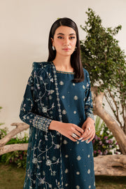 Astra 3Pc - Embroidered Luxe PRET - BATIK