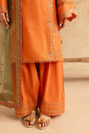 Jetsport 3Pc - Embroidered Lawn Dress