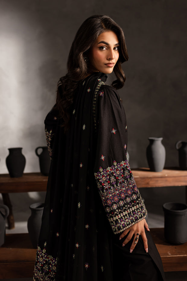 Mosaic 3Pc - Embroidered Karandi Dress