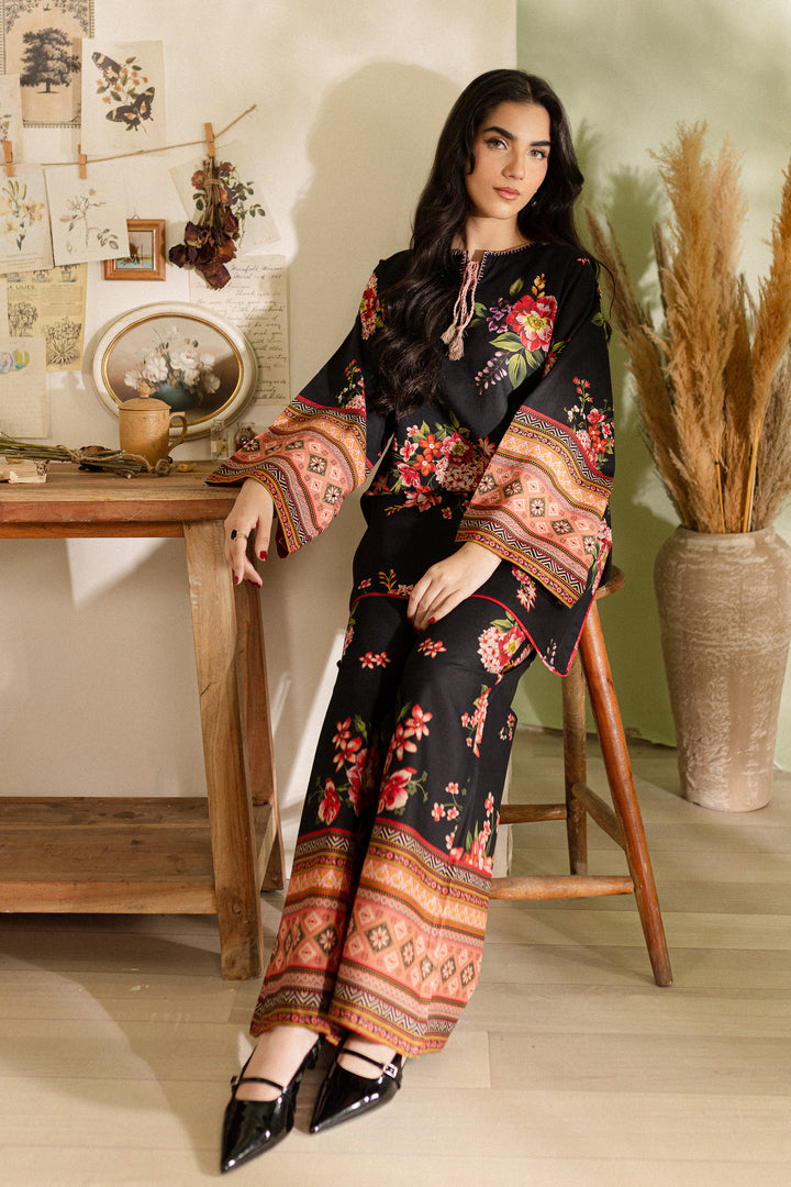 Eclipse 2Pc - Printed Khaddar Dress - BATIK