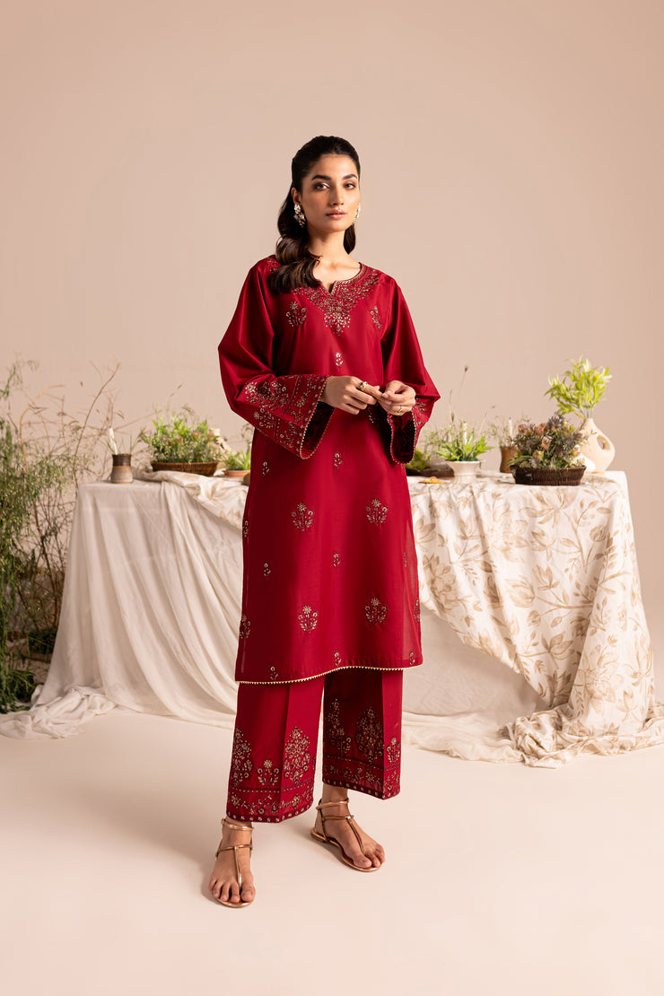 Cedric 2Pc - Embroidered Lawn Dress - BATIK