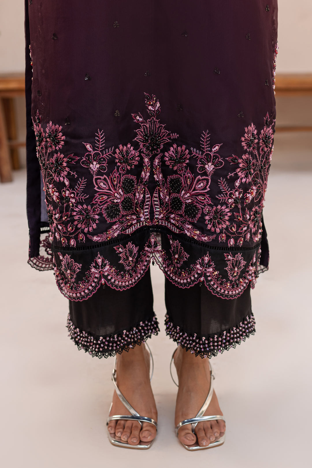 Magnolia 3pc - Embroidered Luxe PRET - BATIK