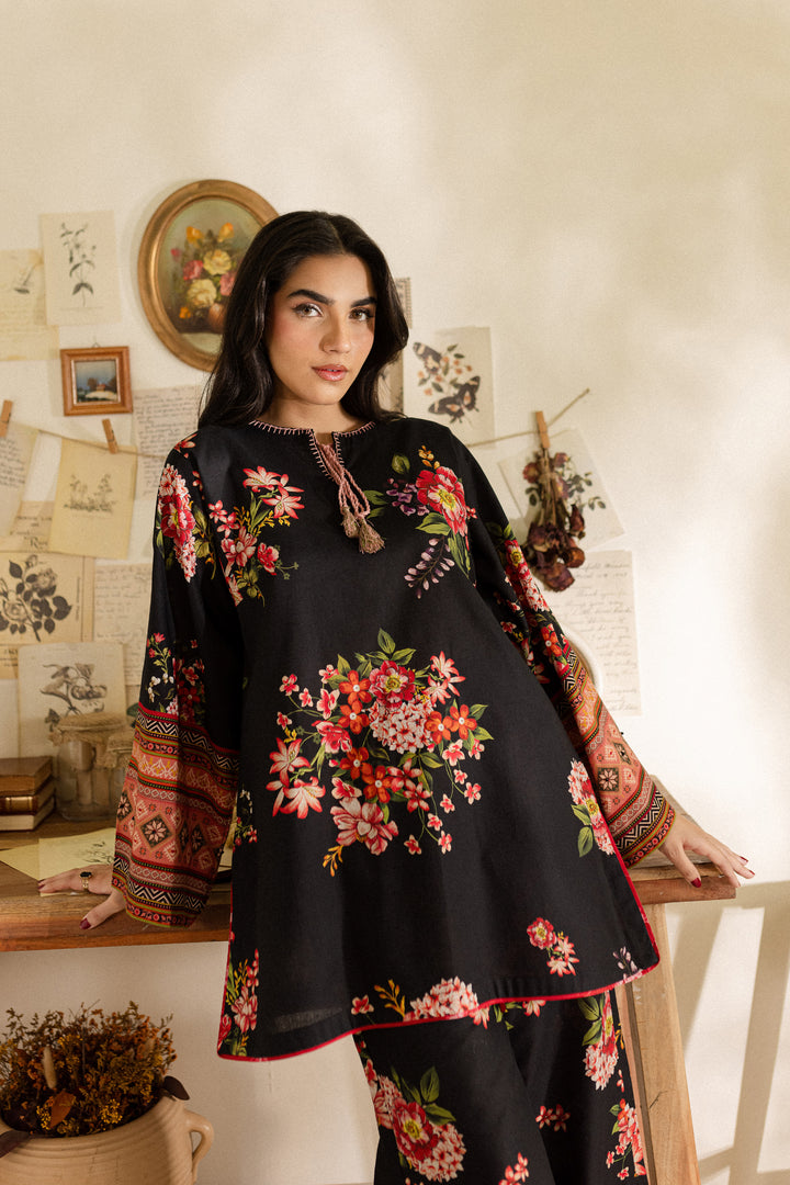 Eclipse 2Pc - Printed Khaddar Dress - BATIK