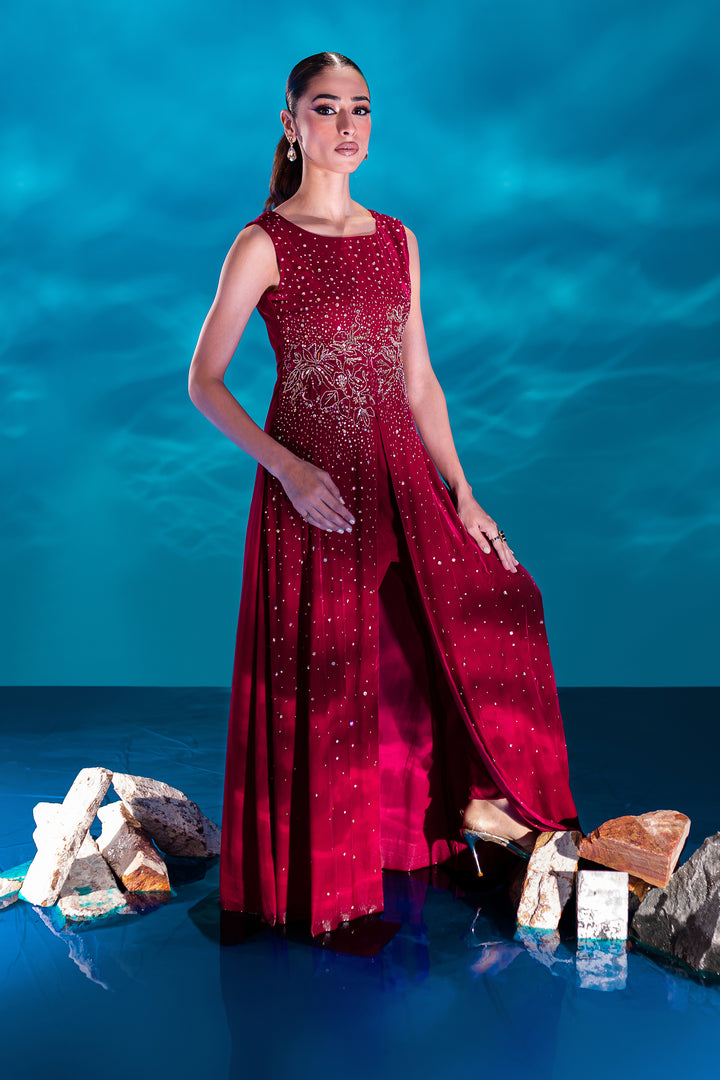 Drea 2Pc - Formal Velvet Maxi - BATIK