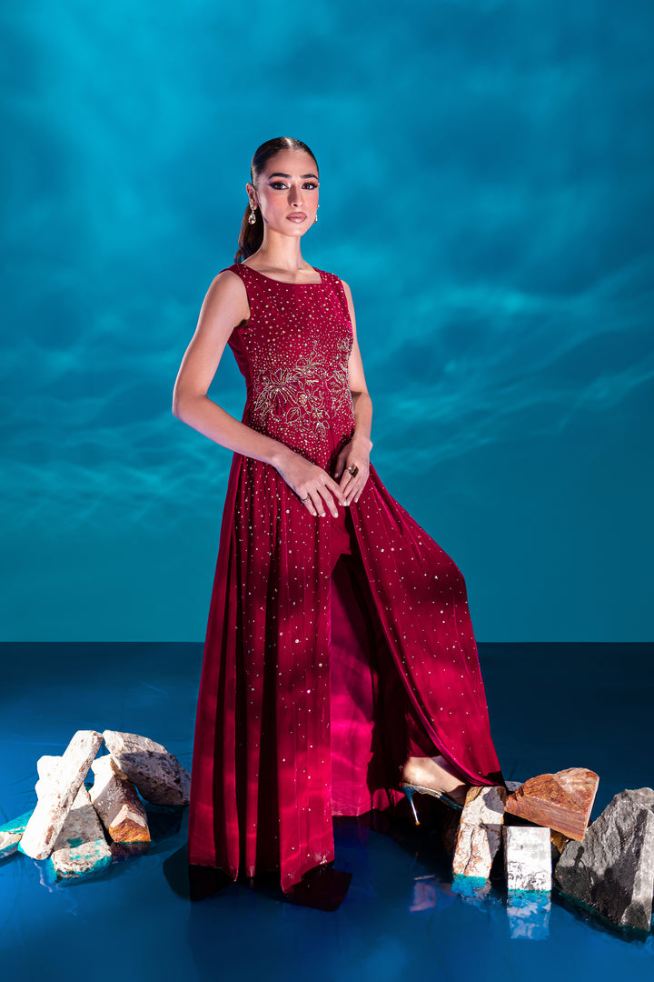 Drea 2Pc - Formal Velvet Maxi - BATIK