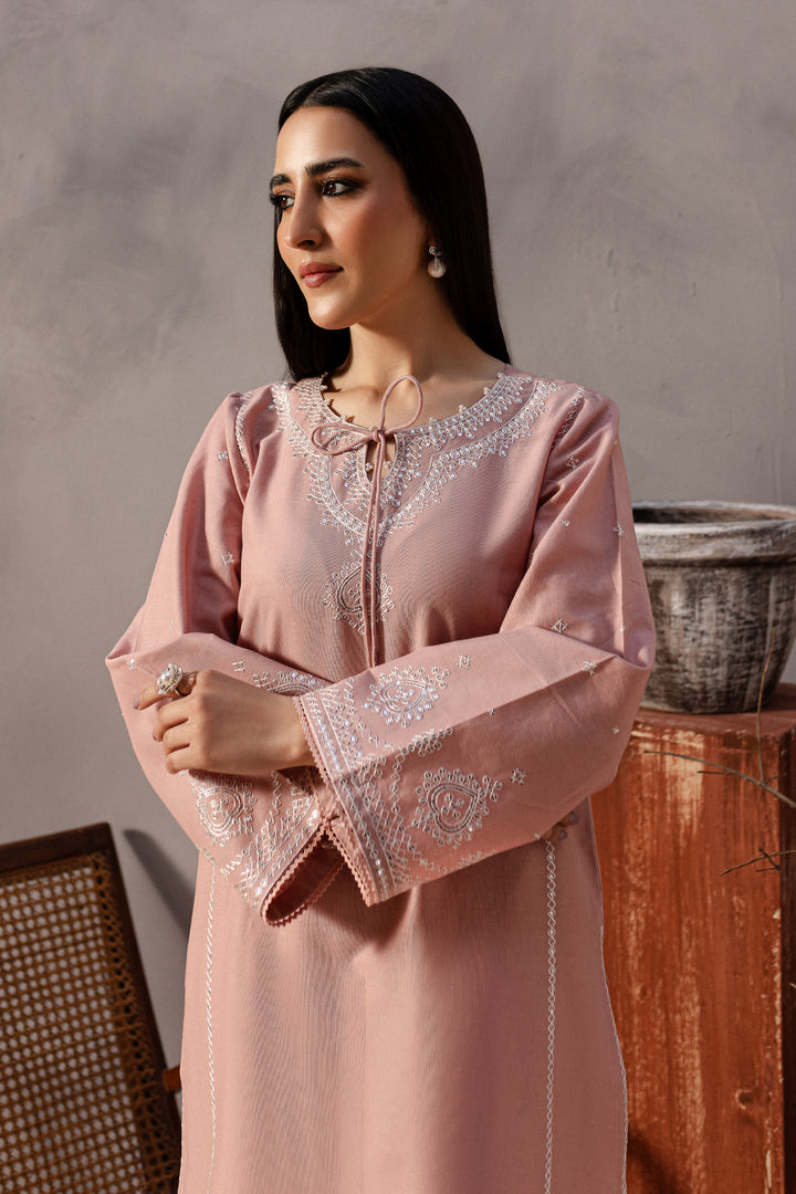 Cotton Candy 2Pc - Embroidered Khaddar Dress - BATIK