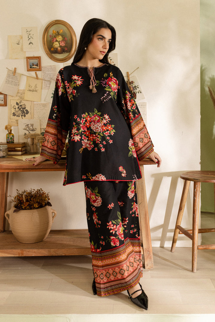 Eclipse 2Pc - Printed Khaddar Dress - BATIK